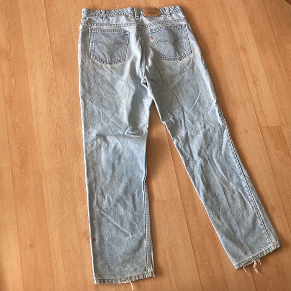 Vintage distressed Levis 619 orange tab - Picture 9 of 13